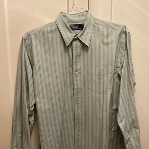 Polo by Ralph Lauren Green Striped Button Down